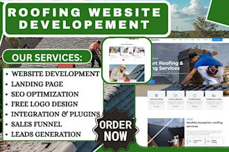 design roofing website home repair website home inspection website roofing leads