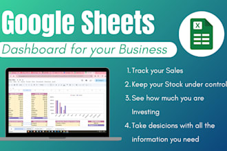make a google sheets excel dashboard for your business