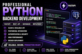 build a production fastapi backend and rest API