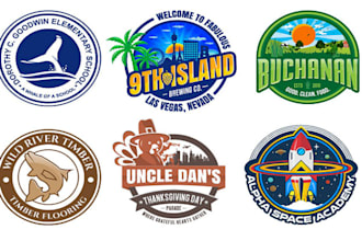 design professional seal logo or stamp badge for you