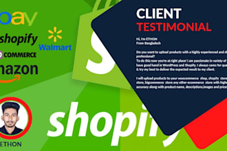 do product upload expert in your shopify woocommerce store