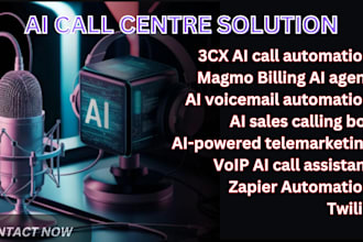 build ai cold calling, vicidial issabel 3cx, magmo billing ai agent voicemail