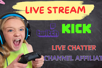 organic kick channel promotion to boost organic followers viewers chatters