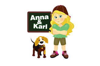 design mascot anna karl cutest team logo
