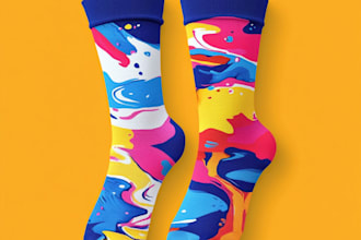 do modern and unique custom socks