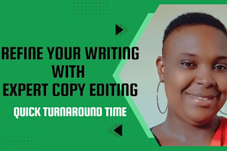 refine your writing with expert copy editing