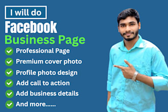 create and setup facebook business page