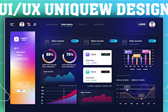 website ui ux design, morden mobile app ui ux design