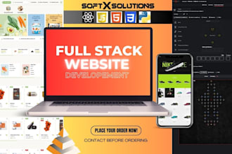 do wesbite development as full stack web developer, frontend, backend developer