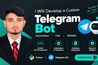 develop an advanced telegram bot