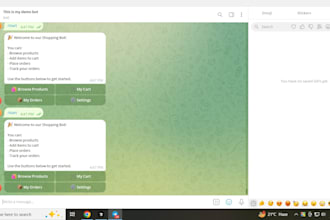 develop an advanced telegram bot