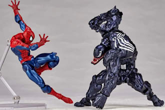 3d sculpting, 3d action figure, articulated action figure, for 3d printing