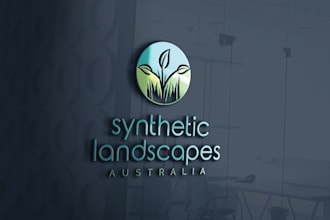 design new synthetic landscaping retail store  logo