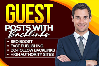 write and publish general guest posts with dofollow backlinks