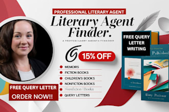 find active literary agents for your fiction, nonfiction, film script manuscript