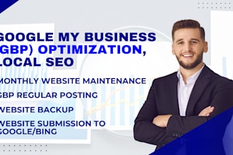 google my business profile gmb, gbp optimization and local SEO