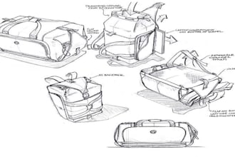 design and create full tech pack for bags, handbags, shoulder bags, and backpack