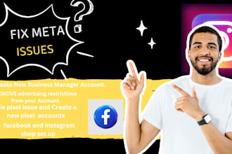 fix your facebook issue, meta issues, pixel, busines account