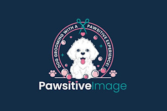 design dog grooming appeal lovers families logo