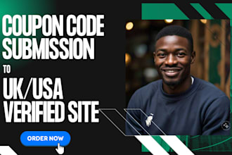 manually submit your amazon etsy coupon code to USA verified site