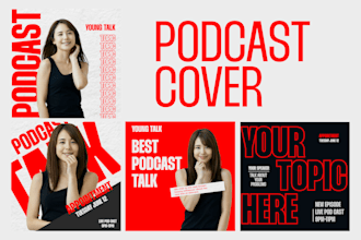 design podcast cover art, podcast cover design, podcast logo, podcast artwork