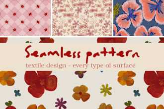 create a basic seamless pattern for print or digital use