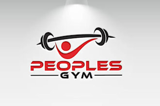 create a custom gym logo design for you