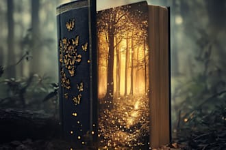do fantasy book cover, thriller book cover design