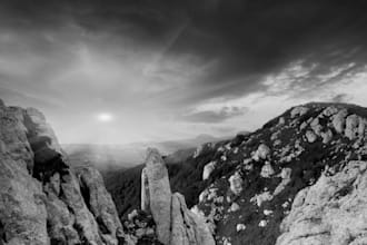 compose an epic orchestral ambient or rock soundtrack for your project