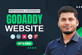 develop or redesign responsive godaddy website for your business