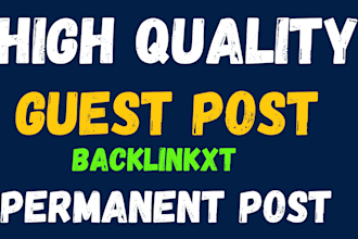 write and publish 7 guest posts on da 73 and more websites