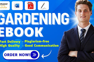 write amazon kindle gardening ebook writer ghostwriting book ebook ghostwriter