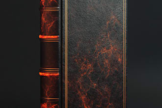 design artistic poetry book cover, fantasy, horror, novel