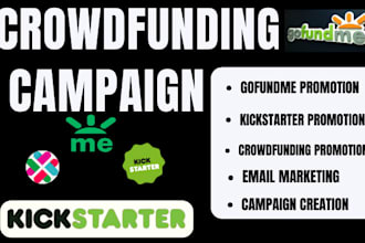 skyrocket your gofundme wefunder  kickstarter campaign crowdfunding marketing