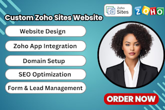 design zoho landing page zoho sites zoho website campaigns newsletters template