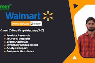 do 2 step dropshipping on walmart and amazon