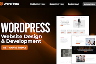 design and develop a responsive wordpress website