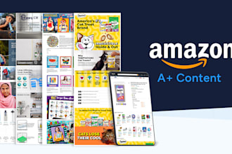 design high quality amazon a plus content