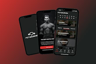 design fitness and meal plan mobile apps