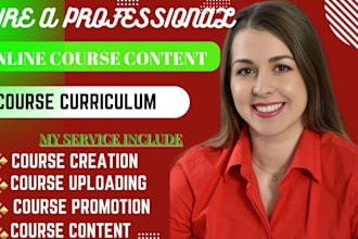 create online course prepare business plan course content, curriculum thinkific