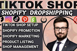 manage tiktok shop ads tiktok shop dropshipping marketing for shopify promotion
