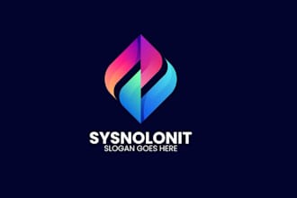 create minimalist modern abstract logo design