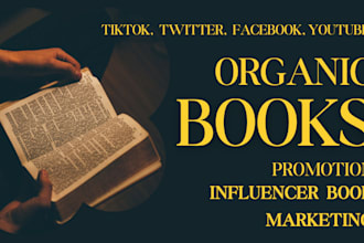 promote your book or ebook on my booktok tiktok account book advertising