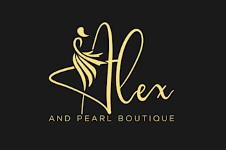 do elegant fashion, apparel, boutique, or clothing logo