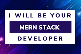 be your mern stack developer for scalable mern stack apps