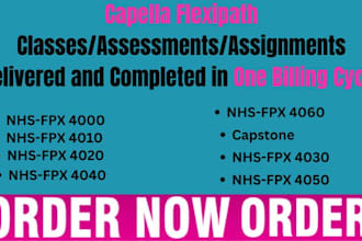do, edit and proofread capella flexpath rn, bsn, msn, dnp, and capstone