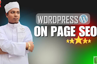 do wordpress onpage SEO with monthly any website optimization for site ranking