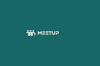 design a modern eye catchy meet logo for your brand or business