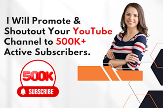 shoutout your youtube channel to active subscribers for growth