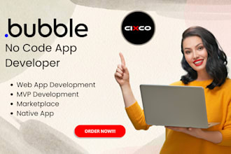 build nocode bubble web app website bubble io marketplace bubbleio developer